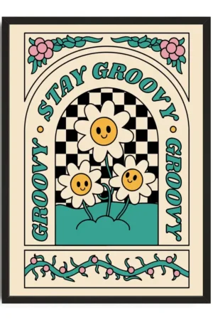 Groovy Flower Print