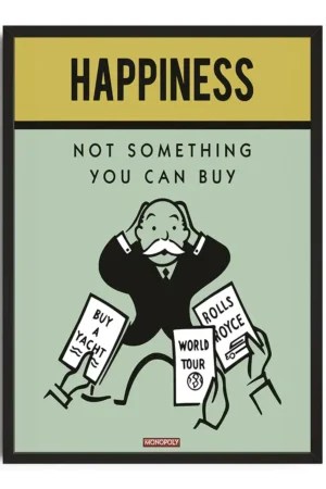 Happiness Monopoly Print