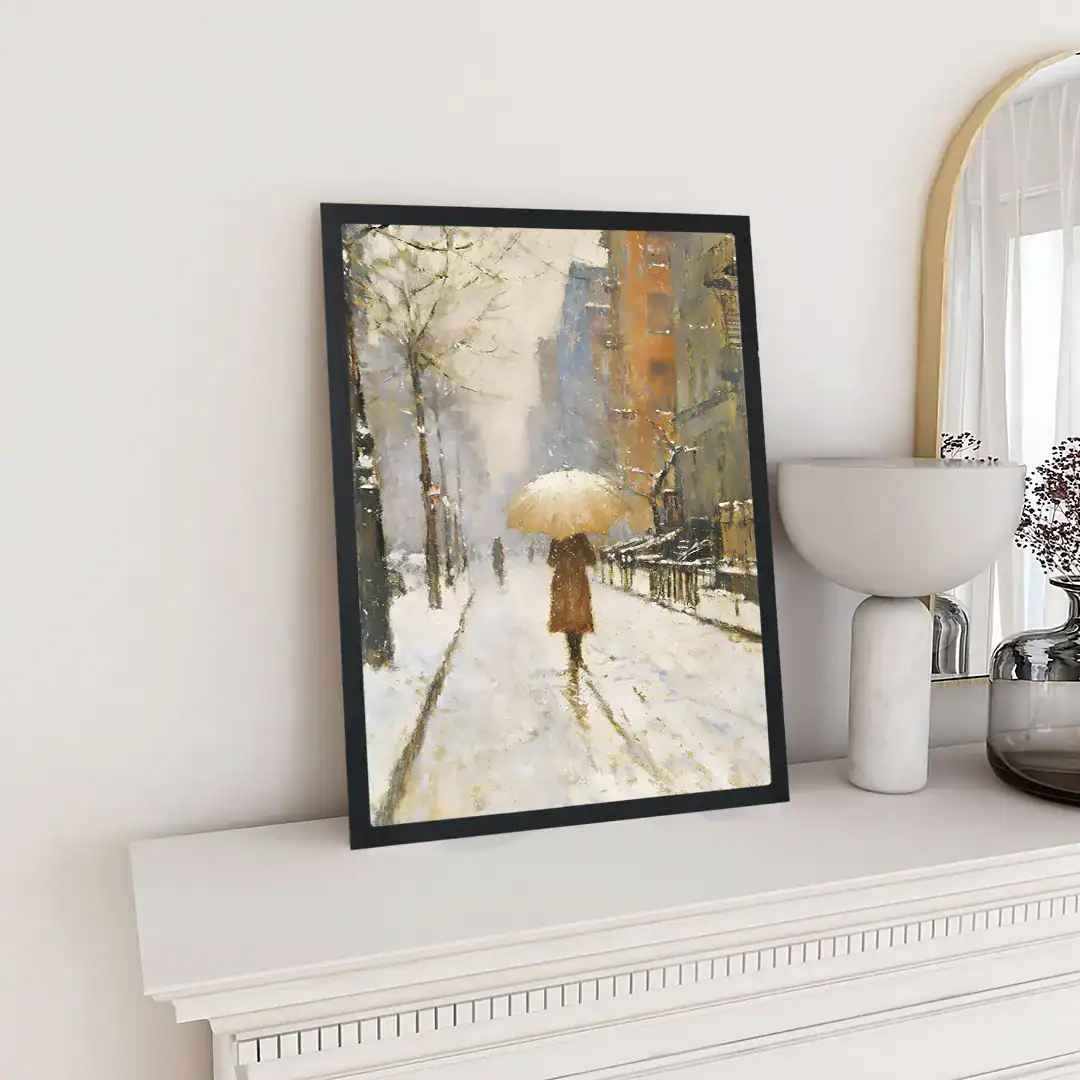 Impressionist Winter Scene 1 - Image 2