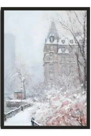 Impressionist Winter Scene