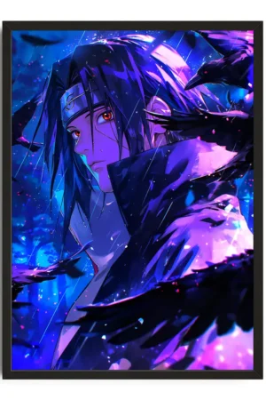 Itachi Uchiha Naruto Portrait Digital Art