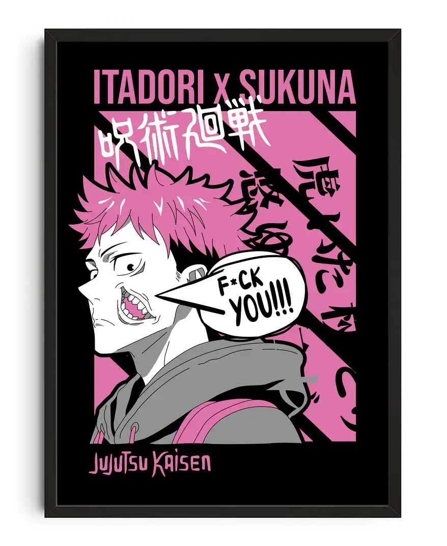 Itadori Yuji Jujutsu Kaisen Expression Art