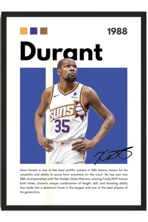Kevin Durant Infographic Poster