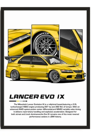 Lancer Evo Ix Illustration