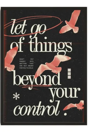 Let Go Of Things Print