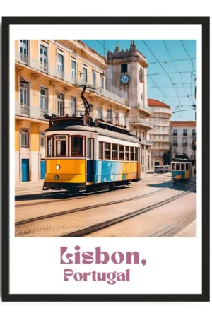 Lisbon Travel Poster