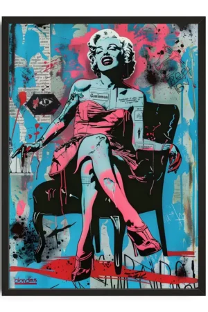 Marilyn Monroe Neon Pop Art