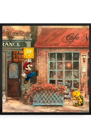 Mario Street Art Vintage Cafe