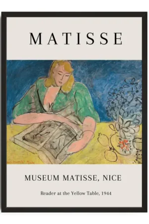 Matisse Reader At The Yellow Table