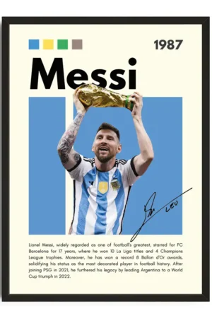 Messi Infographic Poster