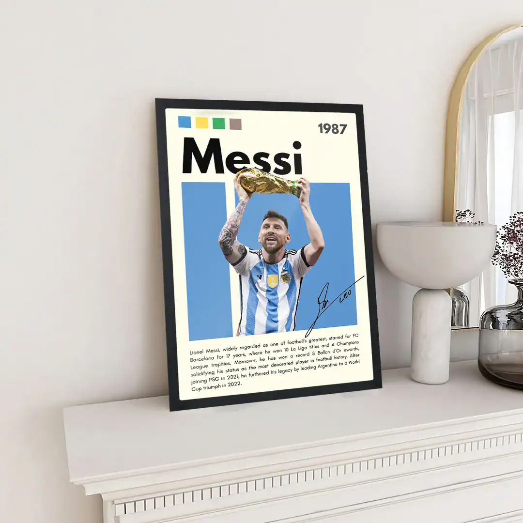 Messi Infographic Poster - Image 2