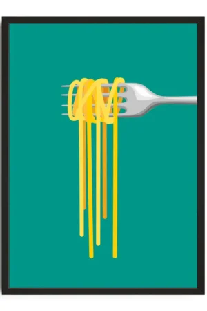 Minimilist Noodle Print