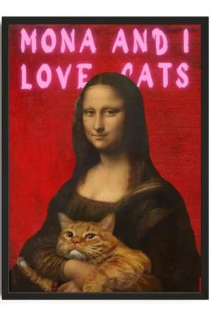 Mona Lisa And Cats Please
