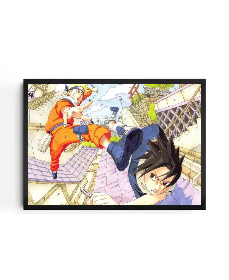 Naruto And Sasuke Chase Scene