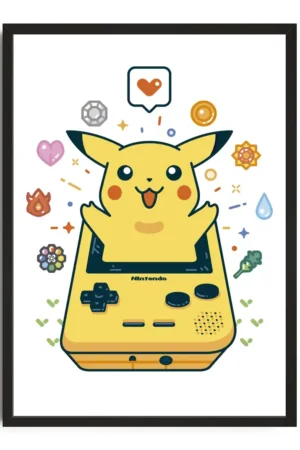 Pikachu Gameboy Cute Art