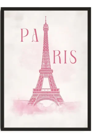 Pink Paris Print