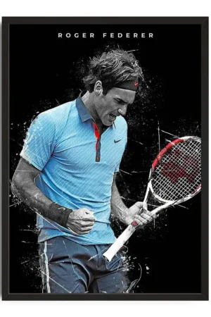 Roger Federer Aesthetic Poster