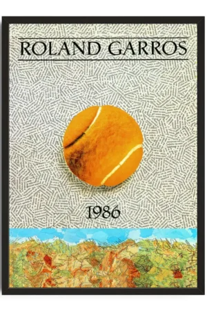 Roland Garros 1986 Poster