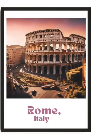 Rome Travel Poster