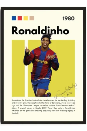 Ronaldinho Infographic Poster