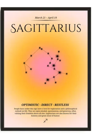 Sagittarius Gradient Print