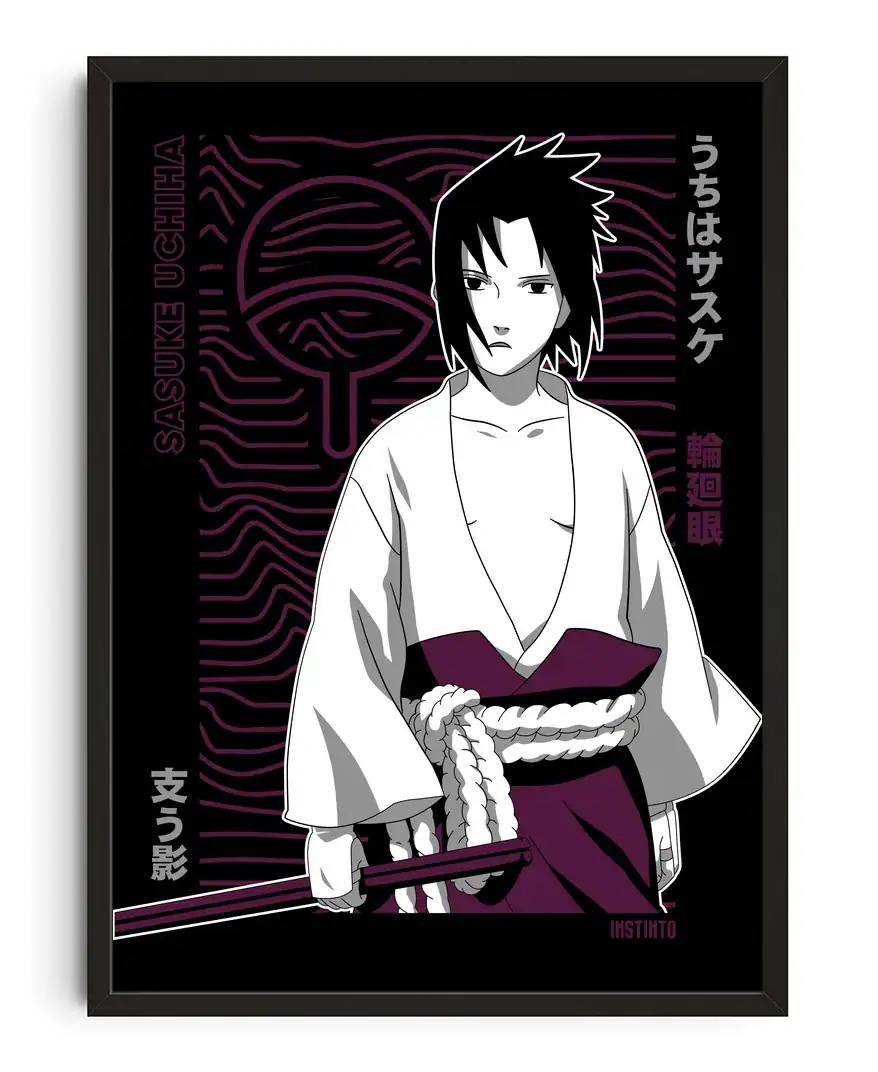 Sasuke Uchiha Portrait Art