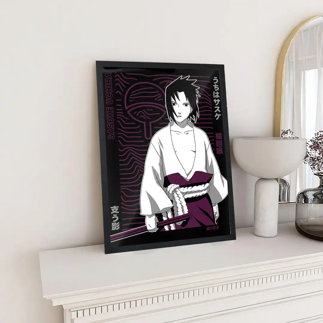 Sasuke Uchiha Portrait Art - Image 2