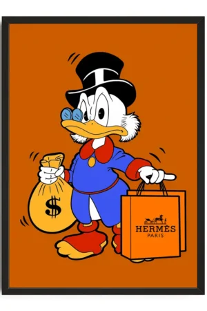 Scrooge Mcduck Pop Art Money Bags