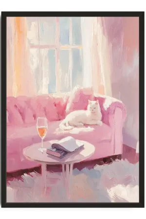 Serene Cat Daydreams