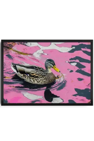 Serene Duck Reflection