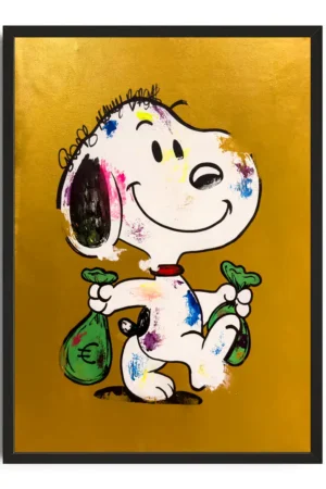 Snoopy Pop Art Money Bags