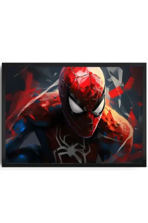 Spiderman Action Print