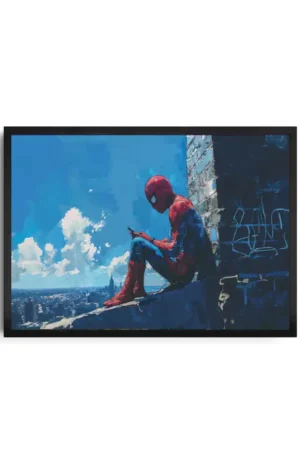 Spiderman Cityscape Print