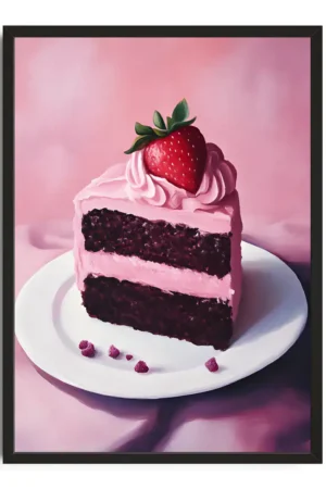 Strawberry Cake Print