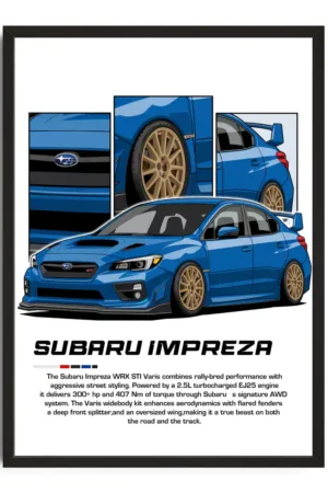 Subaru Impreza Illustration