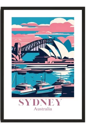Sydney Travel Poster