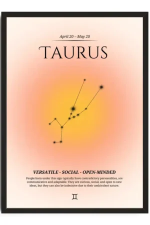 Taurus Gradient Print