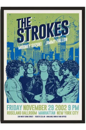 The Strokes Indie Poster