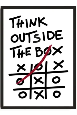 Think Outside The Box Print