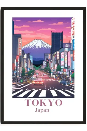 Tokyo Travel Poster