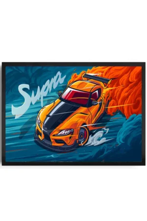 Toyota Supra Digital Art