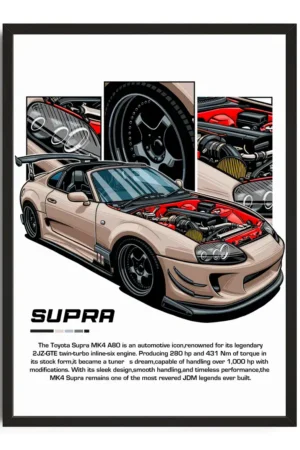 Toyota Supra Illustration