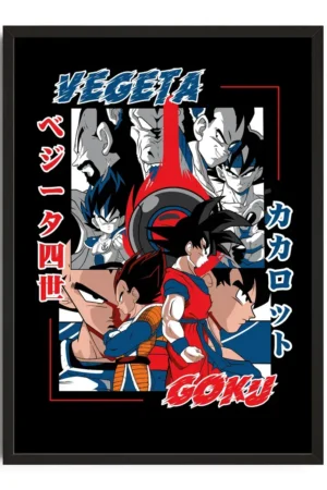 Vegeta Goku Dragon Ball Art