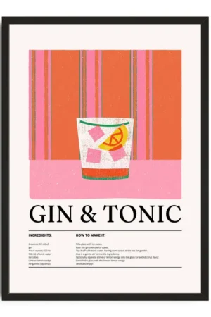 Vibrant Cocktail Artwork