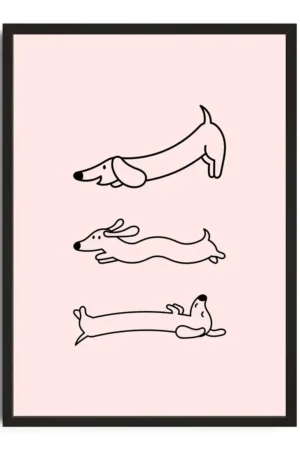 Whimsical Dachshund Dance