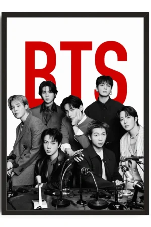 BTS Group Portrait Wall Print