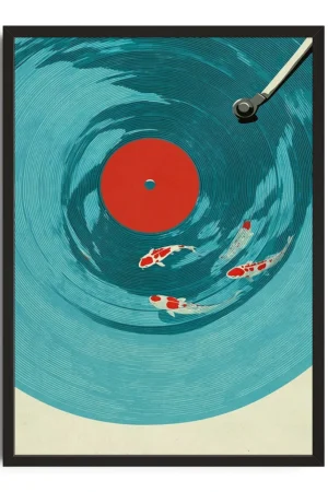 Koi Vinyl Illustration