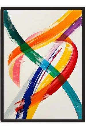 Dynamic Color Flow Poster
