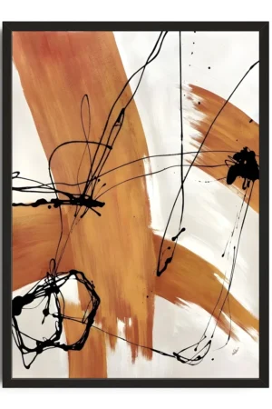 Kinetic Ochre Print