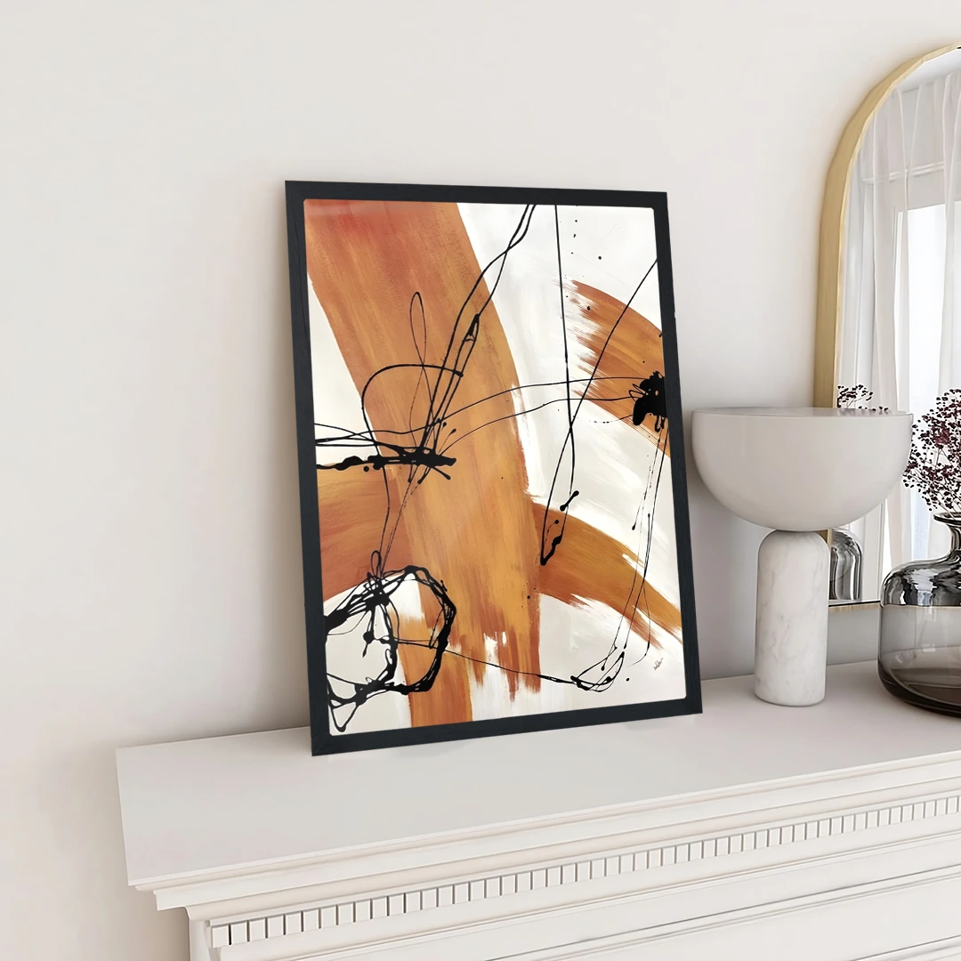Kinetic Ochre Print - Image 2